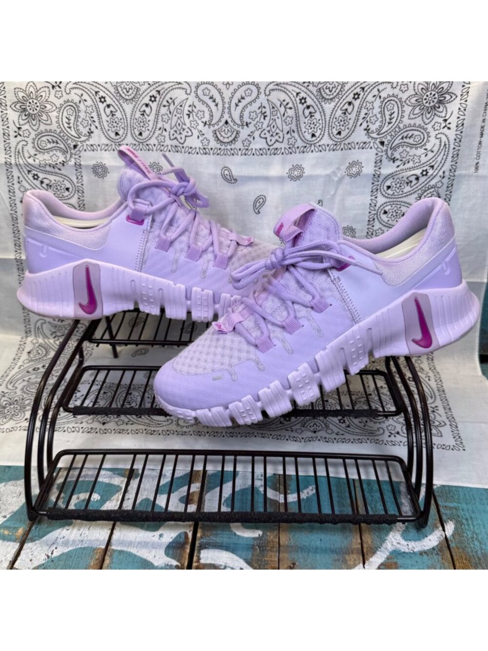 Nike Free Metcon 5 'Lilac Bloom Grape Purple' DV3950-502 Women's Size 9.5